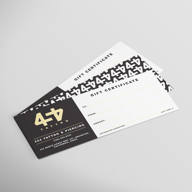 454 Gift Certificate